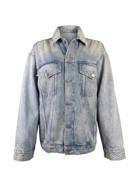 AGOLDE acid-wash oversized denim jacket - Blue - zdjęcie produktu nr 1