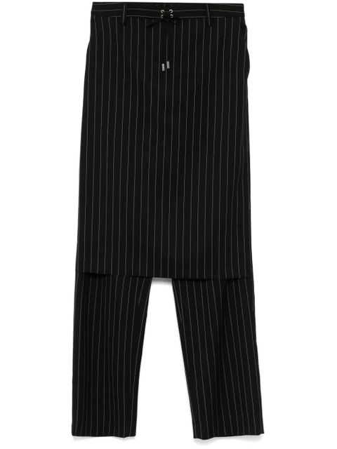 Jean Paul Gaultier lace-up suit skirt pant - Black - zdjęcie produktu nr 1