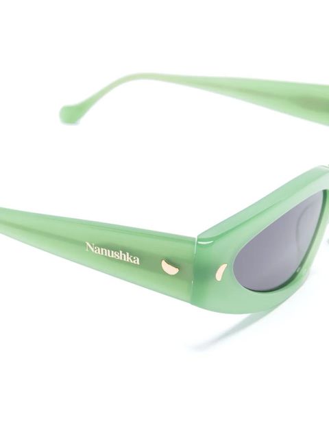 Nanushka Crista D-frame sunglasses - Green - zdjęcie produktu nr 2