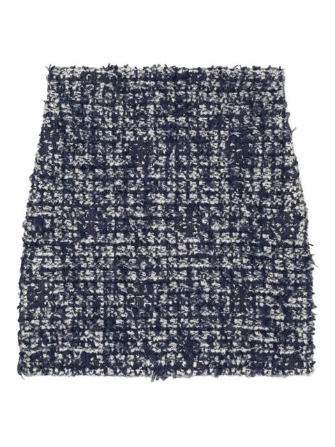 Tory Burch Kendra tweed mini skirt - Blue - zdjęcie produktu nr 1