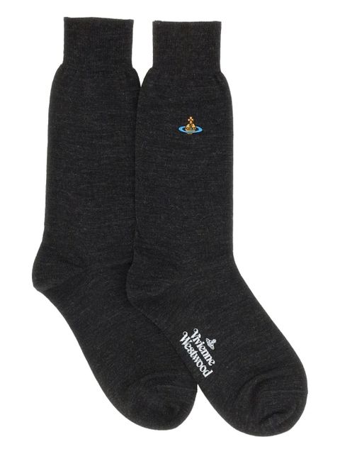 Vivienne Westwood Orb-logo socks - Grey - zdjęcie produktu nr 1