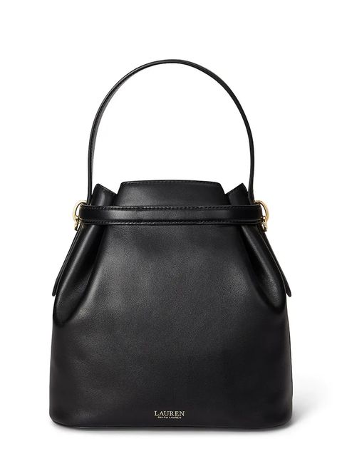 Lauren Ralph Lauren torebka skórzana kolor czarny 431982787 - zdjęcie produktu nr 2