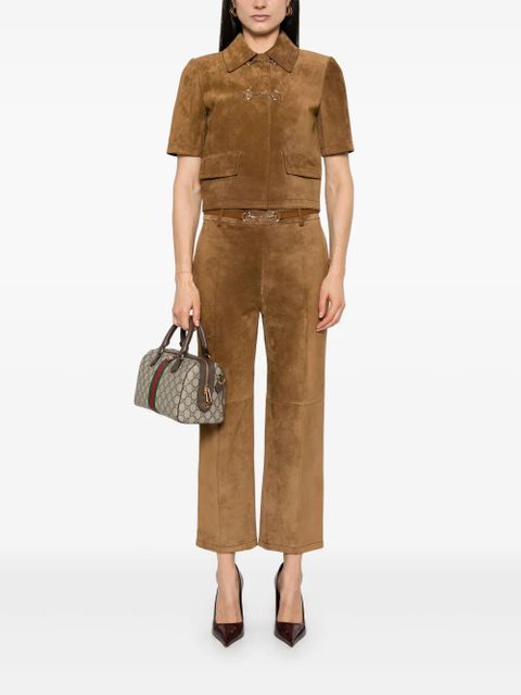 Gucci Horsebit-detail trousers - Brown - zdjęcie produktu nr 2