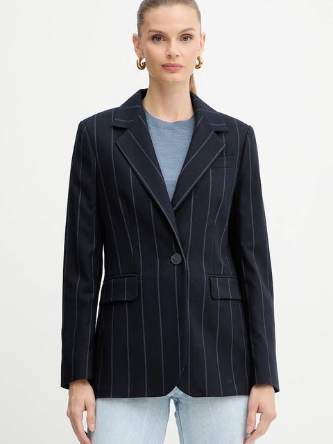 MAX&Co. marynarka kolor granatowy jednorzędowa wzorzysta 2526046033200 - zdjęcie produktu nr 1