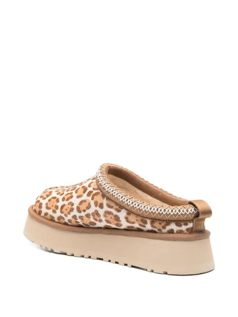 UGG leopard platform slippers - Neutrals