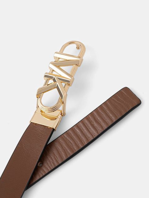 MICHAEL Michael Kors pasek skórzany dwustronny damski kolor brązowy 29MKWB528999 - zdjęcie produktu nr 2