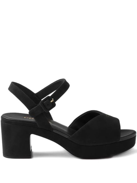 Prada 65mm padded sandals - Black - zdjęcie produktu nr 1