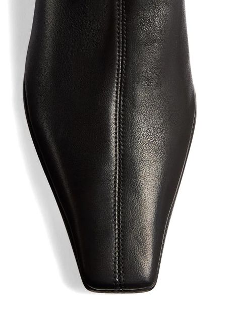 KHAITE Arizona over-the-knee stretch boots - Black