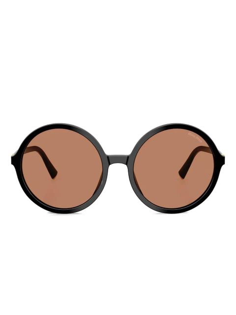 Miu Miu Eyewear round-frame sunglasses - Black - zdjęcie produktu nr 1