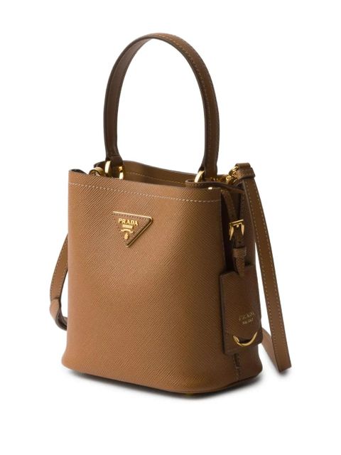 Prada mini Panier bucket bag - Brown