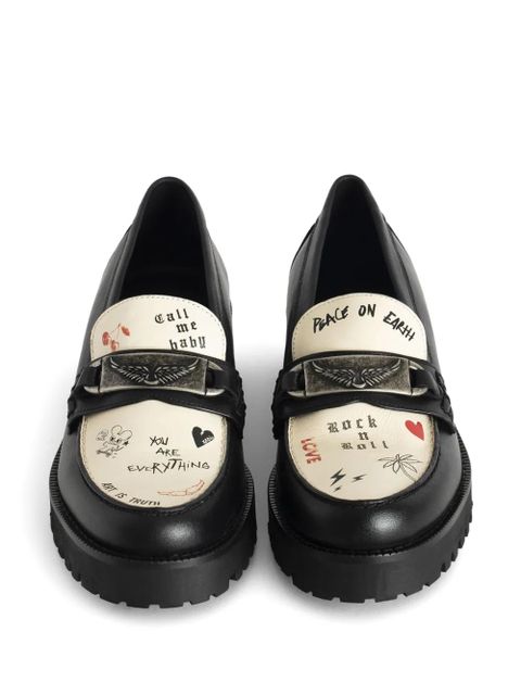 Zadig&Voltaire Joecassin leather loafers - Black - zdjęcie produktu nr 2