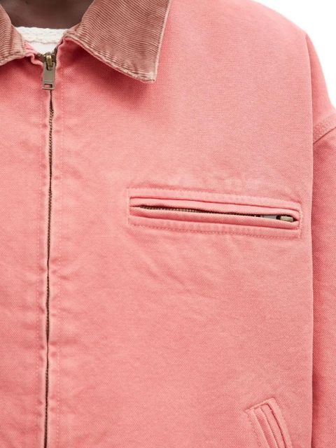 AMBUSH corduroy-collar zip-up jacket - Pink