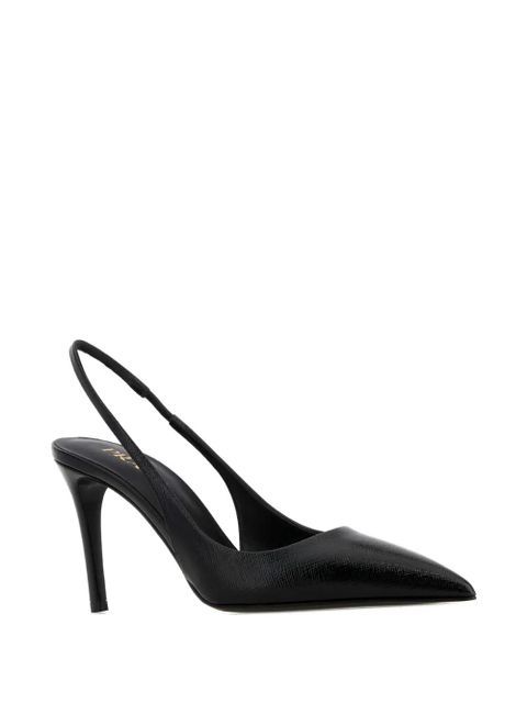 Prada leather heeled pumps - Black - zdjęcie produktu nr 2