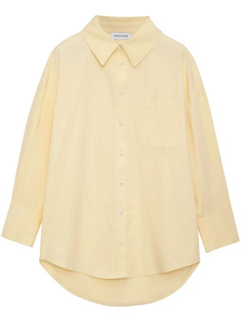 ANINE BING Mika long-sleeve shirt - Yellow - zdjęcie produktu nr 1