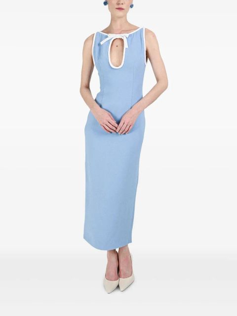 Rowen Rose hole-detail maxi dress - Blue - zdjęcie produktu nr 2