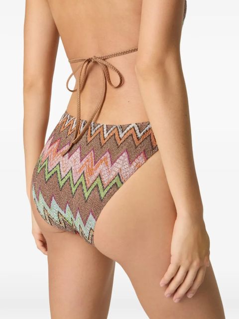 Missoni zig-zag swimsuit - Brown