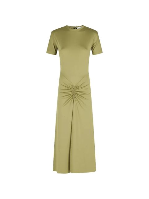 Victoria Beckham Blaire gathered midi dress - Green - zdjęcie produktu nr 1