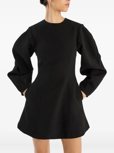 ROTATE BIRGER CHRISTENSEN flared mini dress - Black - zdjęcie produktu nr 2