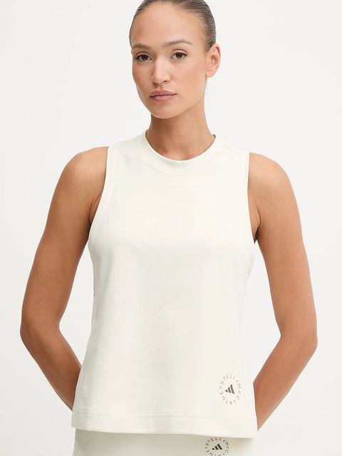 adidas by Stella McCartney top treningowy kolor beżowy JW4479 - zdjęcie produktu nr 1