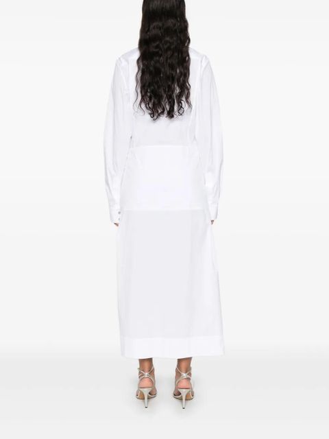 Rabanne tie-waist maxi dress - White