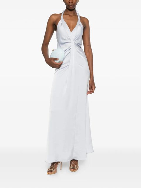 Eleh V-neck maxi dress - Blue - zdjęcie produktu nr 2