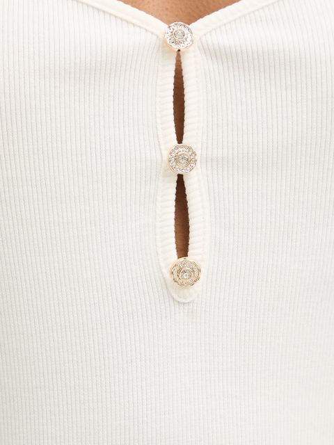 Morgan longsleeve kolor beżowy TKARA - zdjęcie produktu nr 2