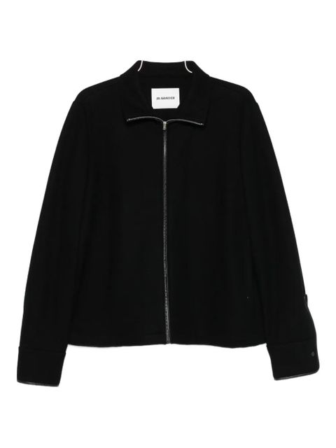 Jil Sander zip-fastening jacket - Black