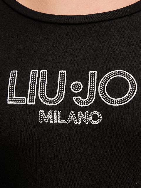 Liu Jo longsleeve kolor czarny TF5169.JS003