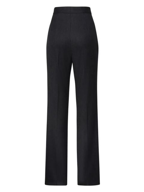 FENDI straight-leg knit trousers - Black - zdjęcie produktu nr 2