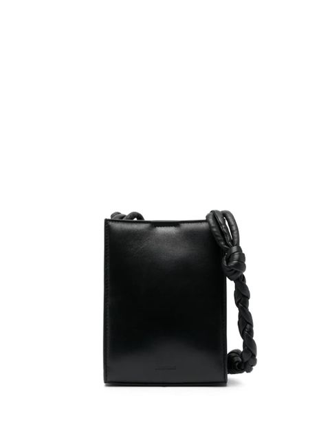 Jil Sander small Tangle leather shoulder bag - Black - zdjęcie produktu nr 1
