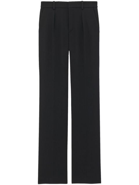 Saint Laurent straight-leg tailored trousers - Black