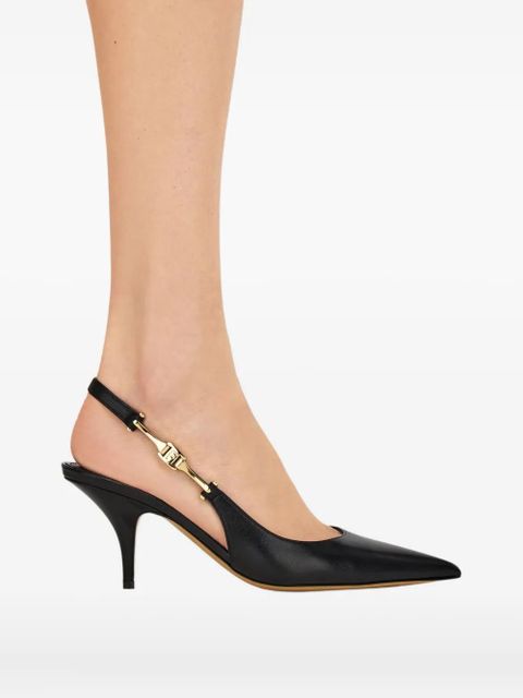 Ferragamo 70mm leather pumps - Black