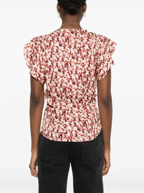 ISABEL MARANT Lonea blouse - Neutrals