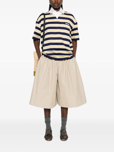 Prada striped chest pocket T-shirt - Neutrals - zdjęcie produktu nr 2