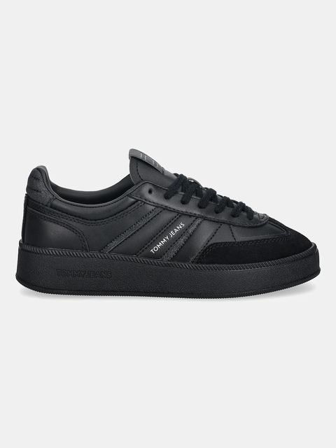 Tommy Jeans sneakersy THE GREENWICH EDGE FLATFORM damskie kolor czarny EN0EN02900 - zdjęcie produktu nr 2