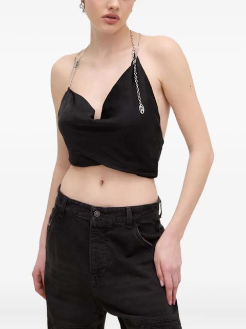 Diesel chain halterneck top - Black - zdjęcie produktu nr 1