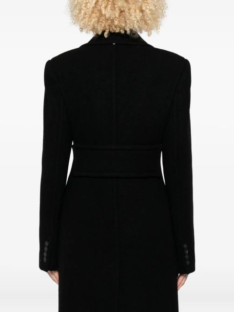 Sportmax double-breasted wool coat - Black - zdjęcie produktu nr 2