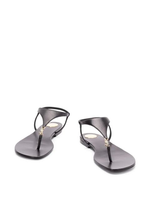 Saint Laurent Cassandra sandals - Black