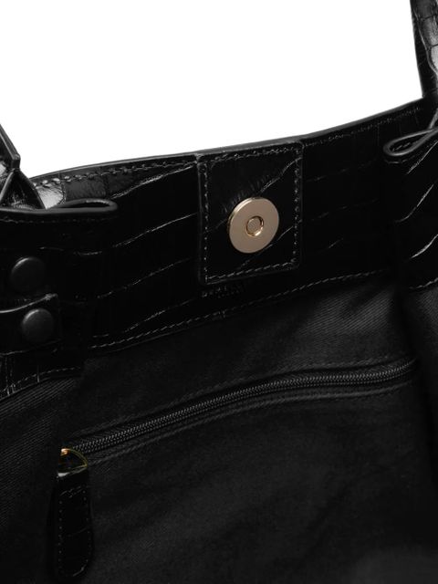 DeMellier The New York croc-embossed tote bag - Black