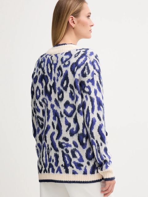 Gaudi kardigan damski kolor niebieski 521BD53044