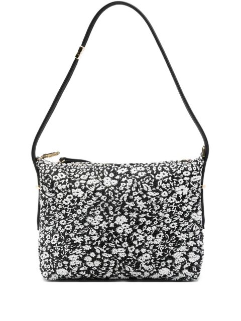 TOTEME Bevel floral shoulder bag - Black - zdjęcie produktu nr 1