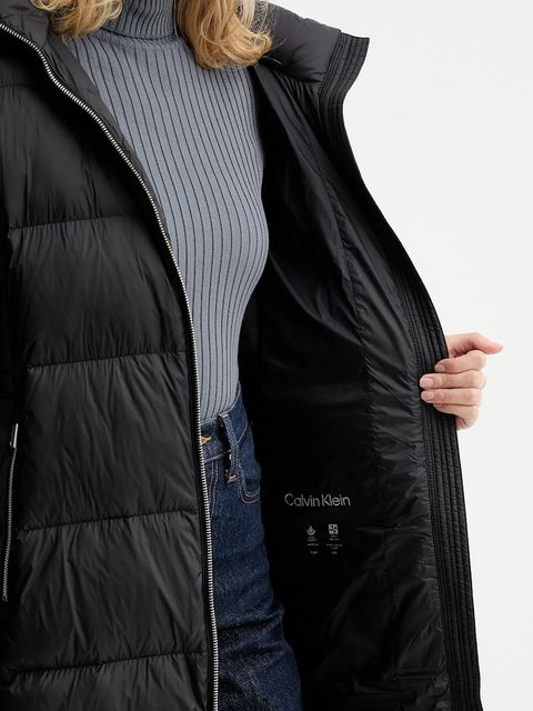 Calvin Klein kurtka puchowa kolor czarny zimowa LV044D545G