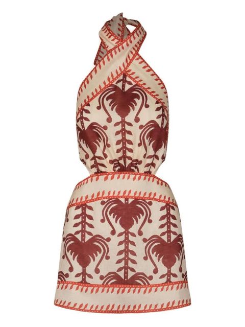 Johanna Ortiz Tide Strength halterneck dress - Neutrals - zdjęcie produktu nr 1