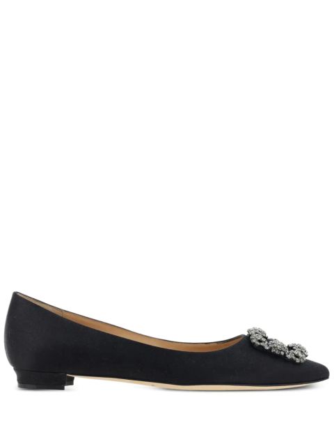 Manolo Blahnik Hangisiflat loafers - Black