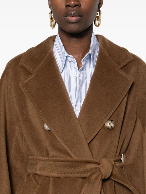 Max Mara Madame double-breasted coat - Brown