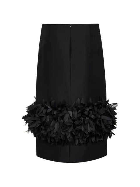 TOTEME petal-panel skirt - Black - zdjęcie produktu nr 2