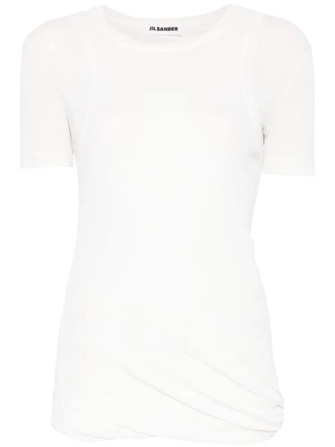 Jil Sander short-sleeves crew-neck T-shirt - White - zdjęcie produktu nr 1