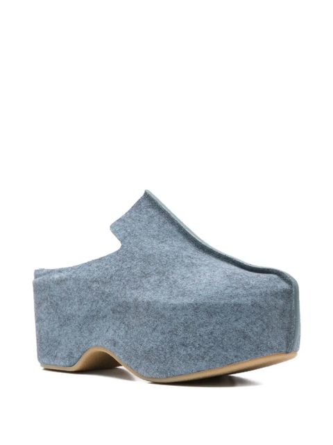 JW Anderson 75mm platform clogs - Blue - zdjęcie produktu nr 2