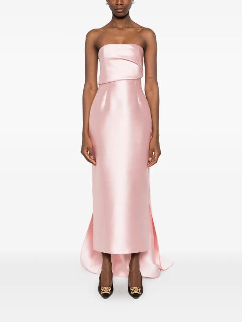 Solace London Kiki strapless midi dress - Pink