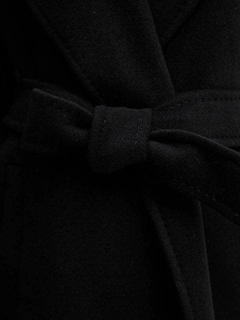 Marella płaszcz z dodatkiem wełny Emme by Marella kolor czarny 2525016032200